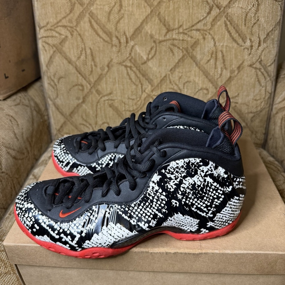 Nike Air Foamposite Men's Sneakers Size‎ 8 Albino Snakeskin Clean No Box